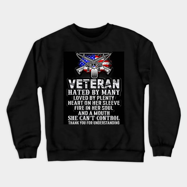 Black Panther Art - USA Army Tagline 35 Crewneck Sweatshirt by The Black Panther